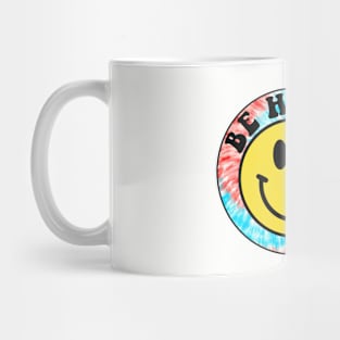 Tie Dye Be Happy Mug